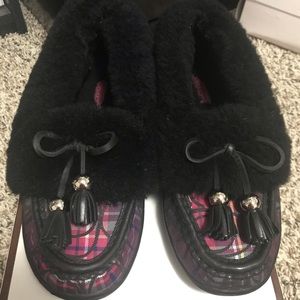 Coach moccasin flats